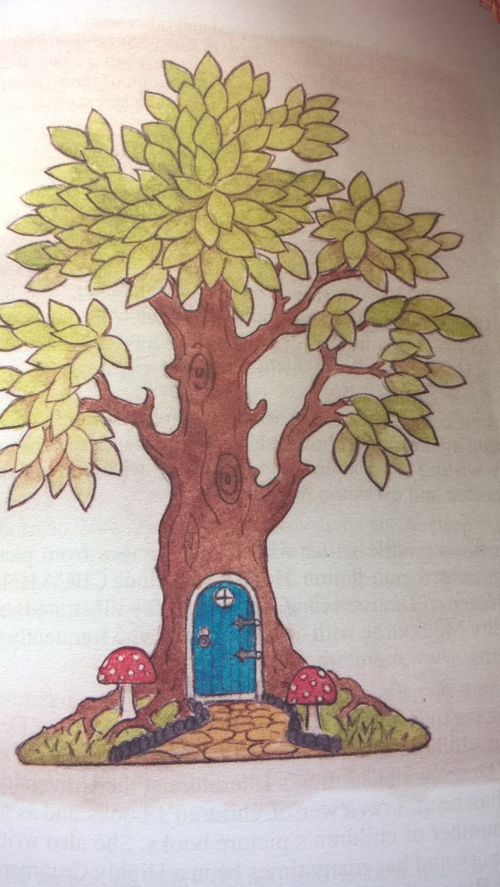 Illustration by David Allan for his own story, 'The Fairy Tree'