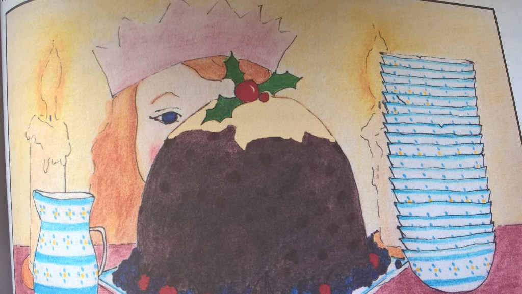 Illustration by Beattie Alvarez for George Ivanoff's 'The Pudding Prize'